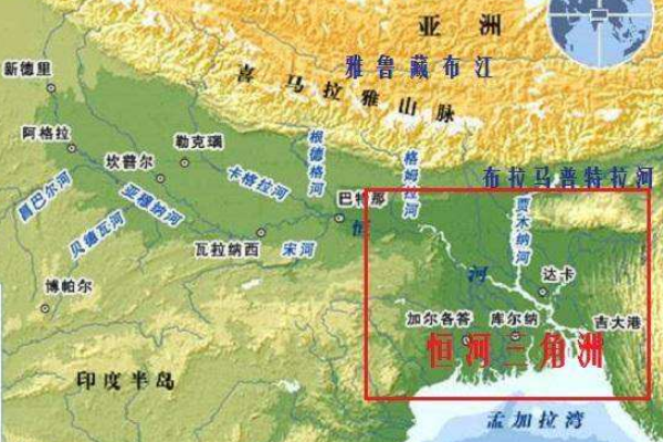 世界上最大的三角洲:相当于6个北京(最宽处达320公里)