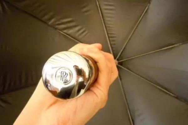 世界上最贵的雨伞：藏在劳斯莱斯的车门上(价值10万元)