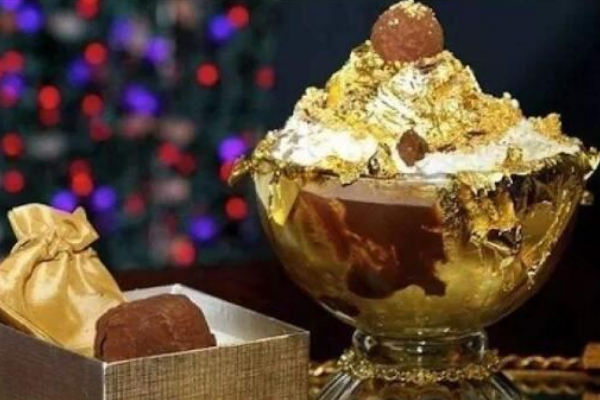 世界上最贵的冰激凌:由稀有宝石和黄金打造(价值691万元)