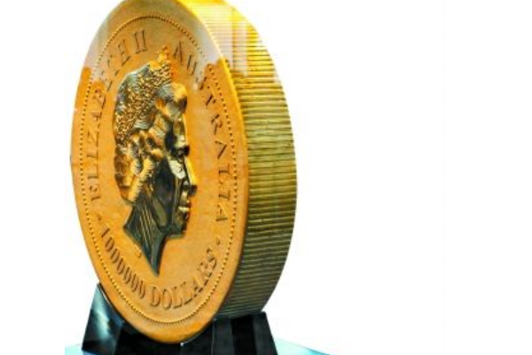 世界最贵金币重达一吨 直径达80厘米(价值2亿人民币)