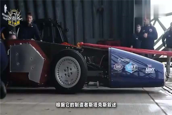 世界上速度最快的改装车 音速之风陆地极速车(每秒893.8米)