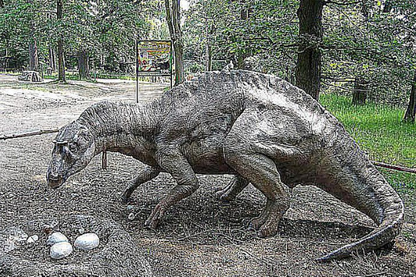 慈母龙:北美大型植食恐龙(喜欢群居/一群包含13万只)