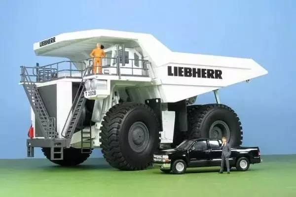 世界上最大的车是哪辆 利勃海尔t282b（总载重量达327吨）