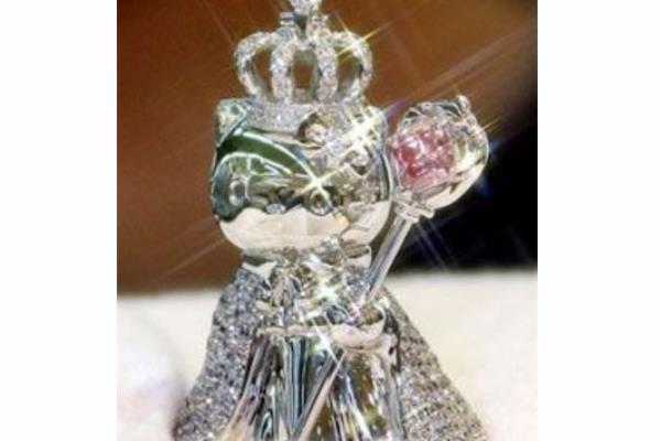世界上最贵的Hello Kitty娃娃:价值111万元(镶嵌五大宝石)