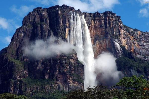 世界上最高的瀑布:垂直落差979.6米(比两座东方明珠还高)