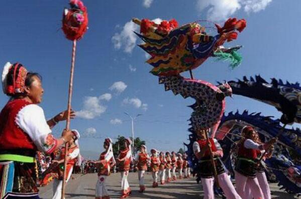 白族的传统节日：国家级非物质文化遗产(绕三灵)