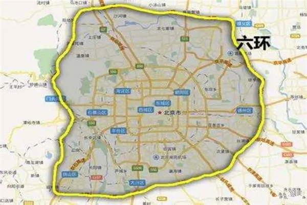 北京六环一圈多少公里：187.6公里（环形高速公路）