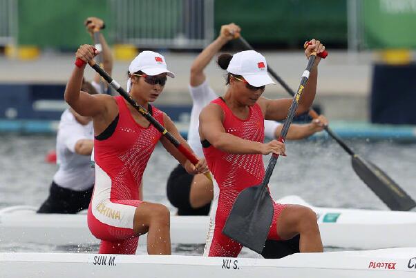 中国女子皮划艇首枚奥运金牌：徐诗晓和孙梦雅(第37金)