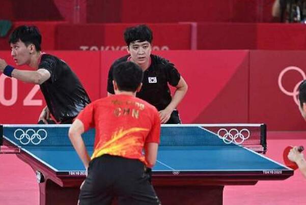 东京奥运会中国男乒团体获冠军：第35金(3：0)