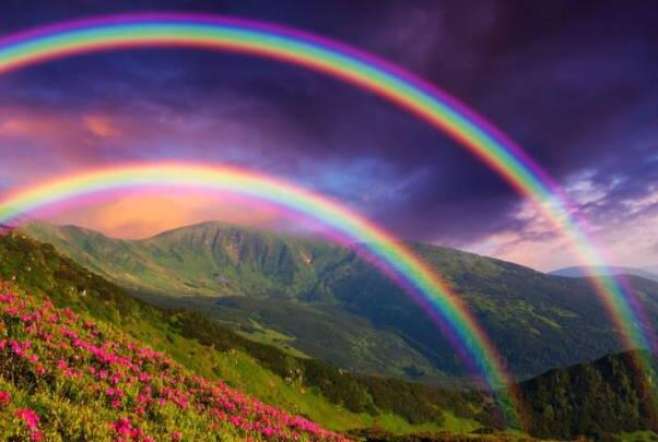 彩虹是怎么形成的：光的反射和折射形成(雨后光学现象)