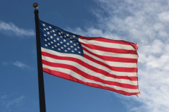 美国国旗星星和条纹的意义：13殖民地和50州(象征自由)