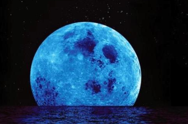 蓝色月亮是怎么回事：天文现象(不指肉眼看到蓝色月亮)
