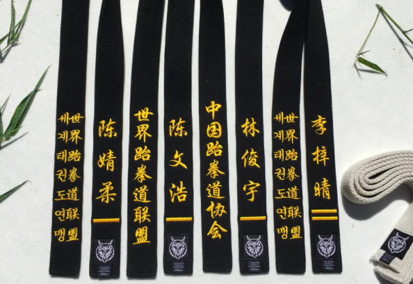 跆拳道级别及腰带颜色有几种：11个颜色(黑带最高级别)