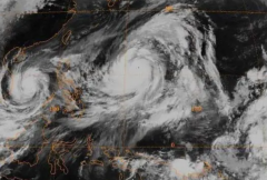 世界上第一恐怖台风：21级台风泰培(十万人受灾)
